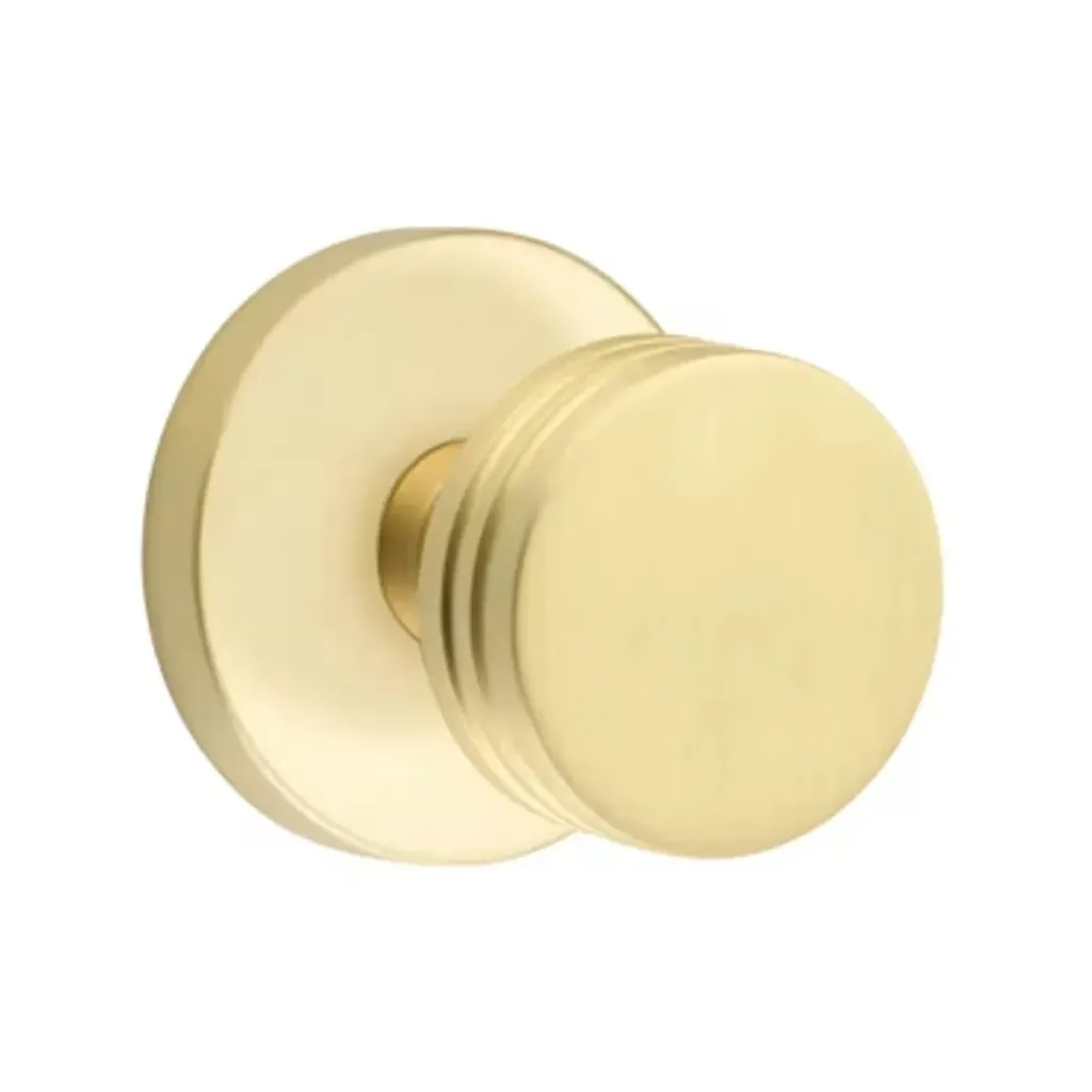 Emtek Bern Knob (Disk, Satin Brass, Privacy)
