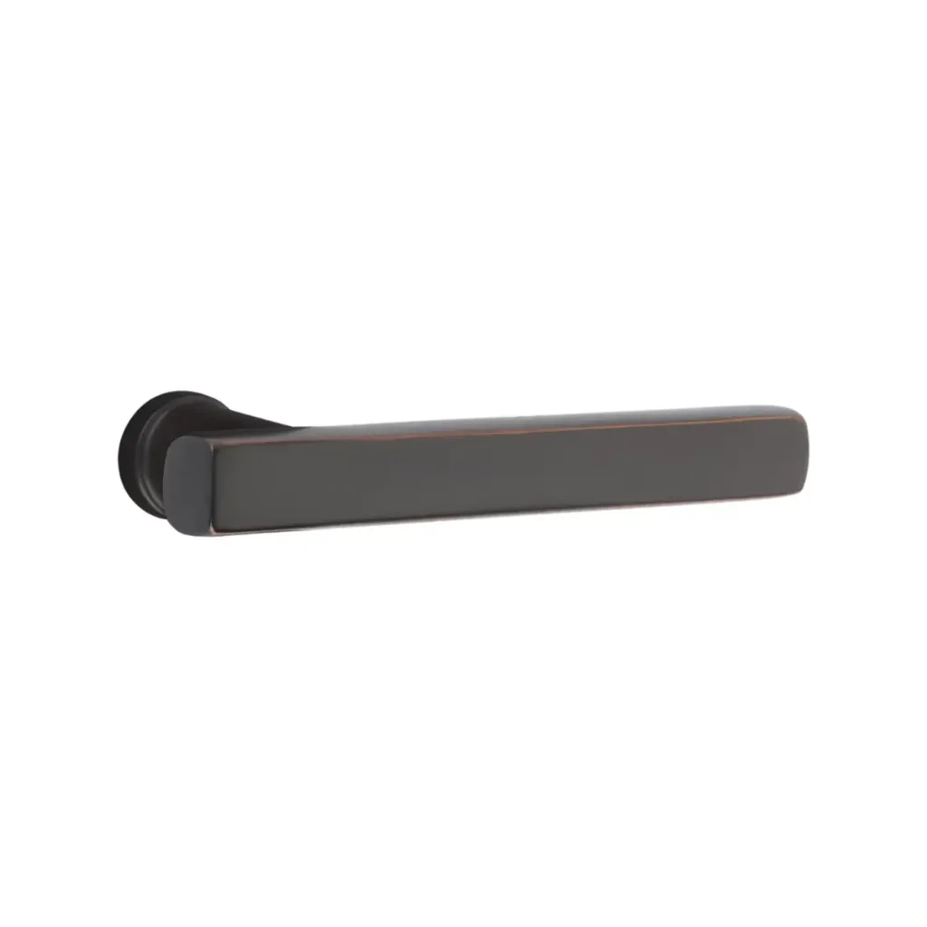Freestone Lever (Disk, Satin Brass, Privacy)