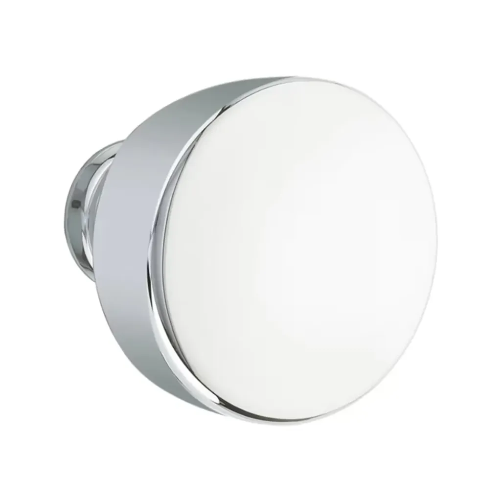 Laurent Knob (Disk, Satin Brass, Privacy)